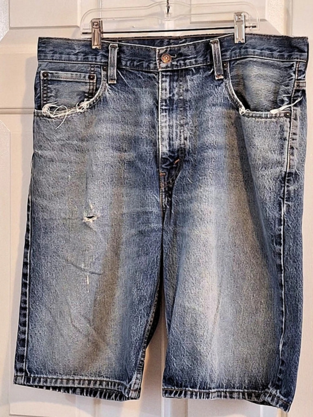Levi's 569 Men's Denim Jean Shorts Waist 34 Good